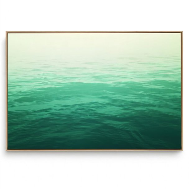 Quadro Decorativo Verde Mar
