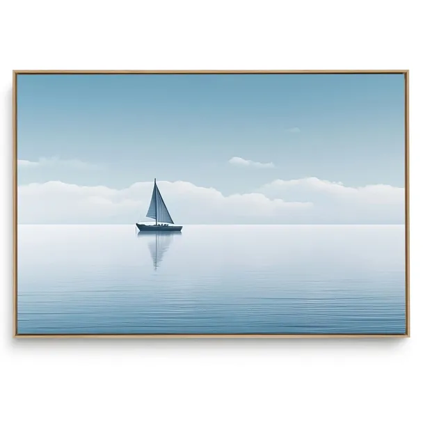 Quadro Decorativo Veleiro Suave único