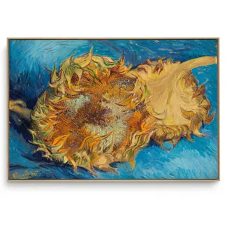Quadro Decorativo Reprodução Pintores Van Gogh SunFlowers 1887