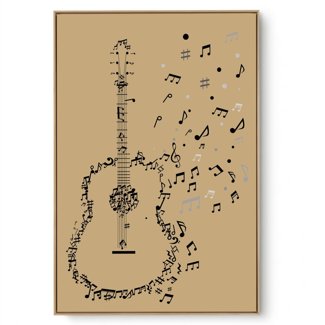 Quadro Decorativo Violão III