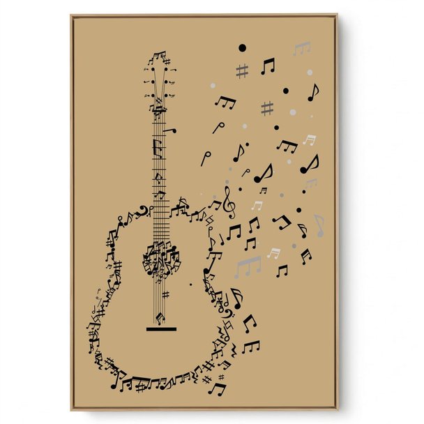 Quadro Decorativo Violão III