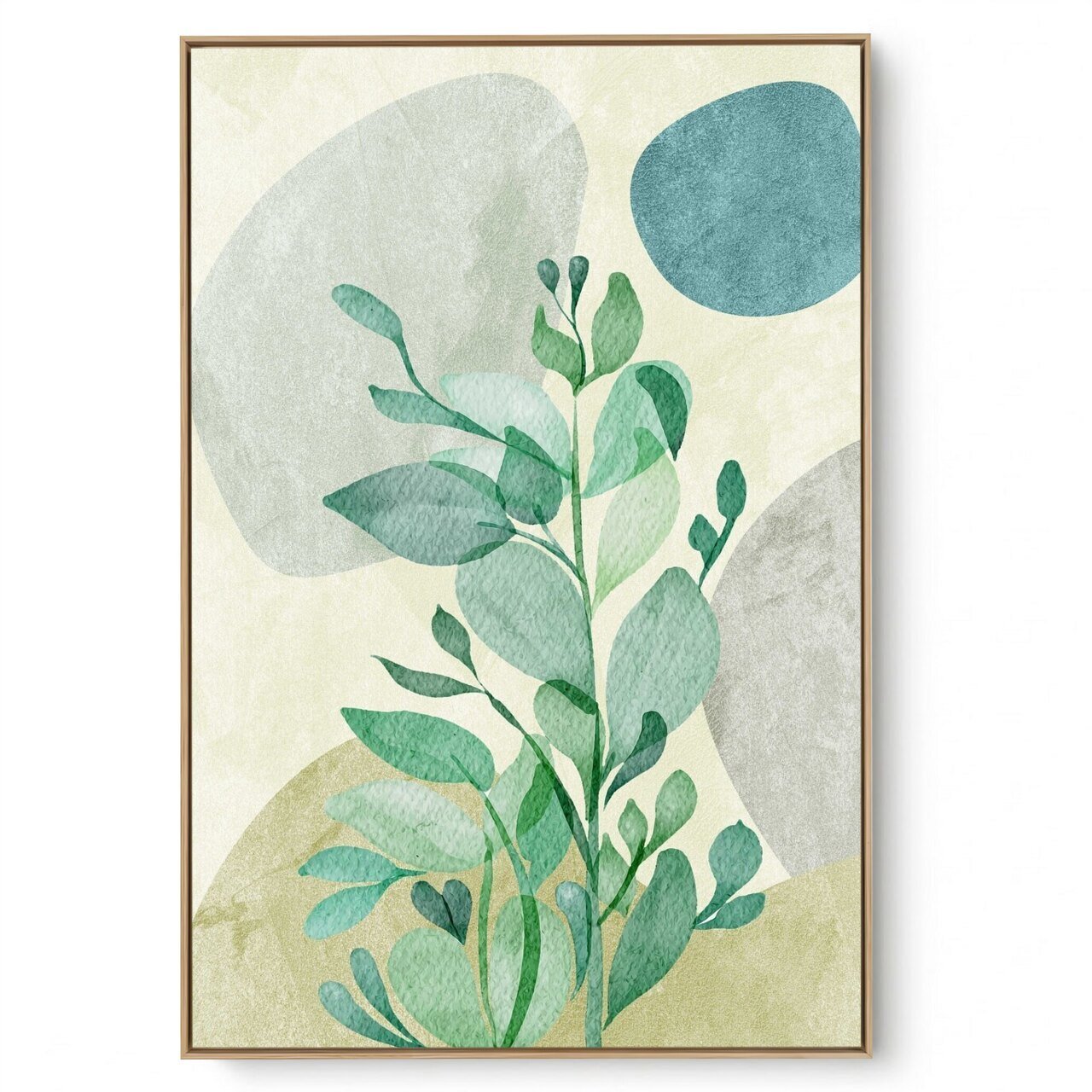 Quadro Decorativo Verde Água I