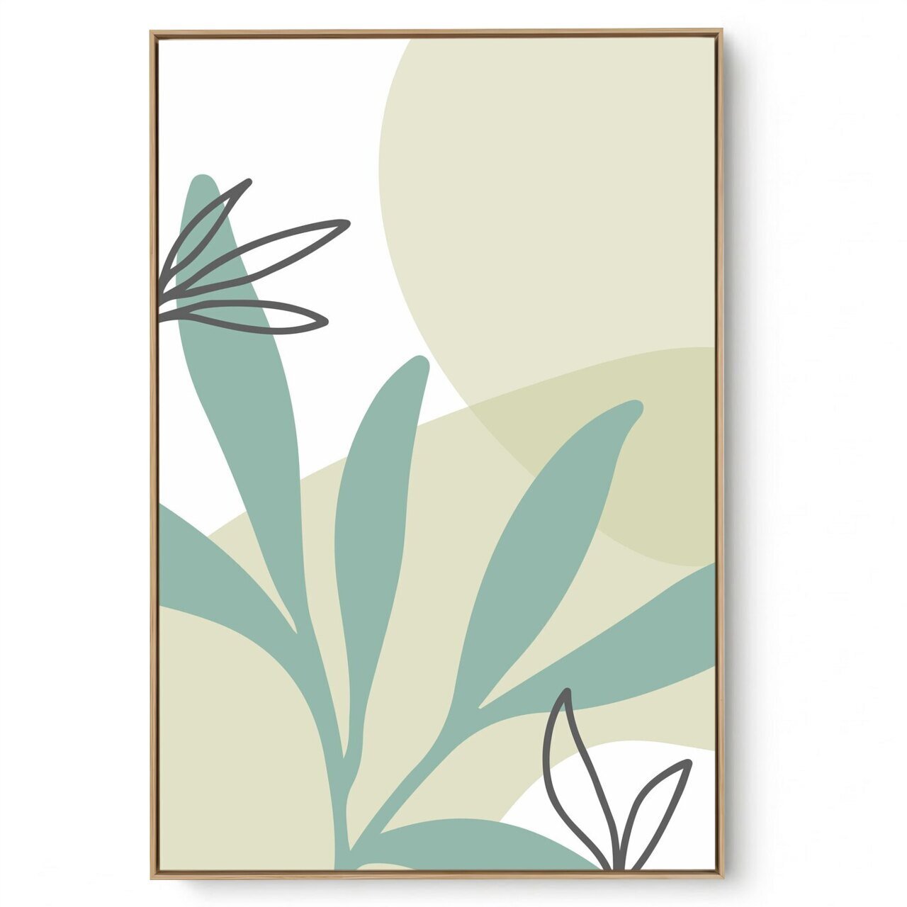 Quadro Decorativo Verde Água II