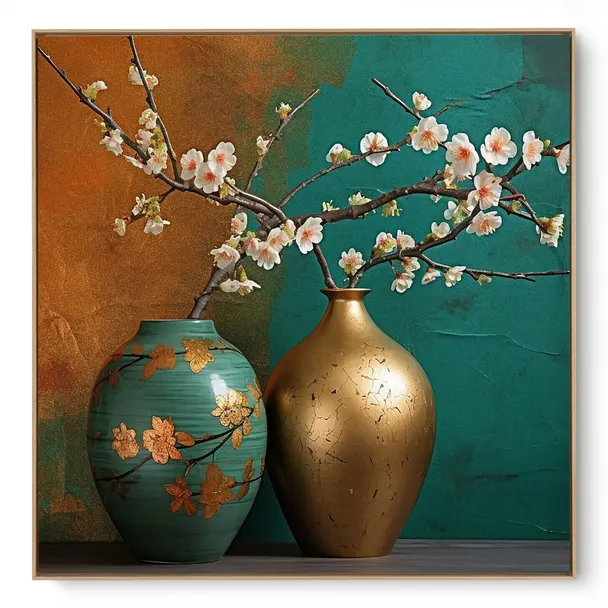 Quadro Decorativo Vaso Japonês I