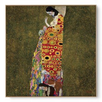 Quadro Decorativo Reprodução Pintores - Klimt - Hope 1907 - 1908