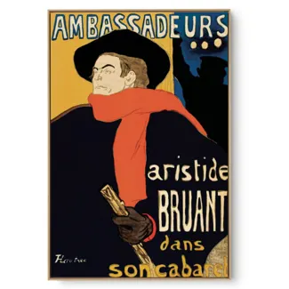 Quadro Decorativo Reprodução Pintores - Lautrec - Ambassadeurs