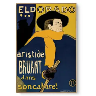 Quadro Decorativo Reprodução Pintores - Lautrec - Eldorado