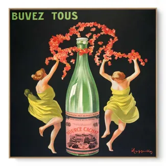 Quadro Decorativo Reprodução Pintores - Leonetto Capiello - Evian Cachat 1912