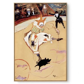 Quadro Decorativo Reprodução Pintores - Lautrec - No Circo Fernando