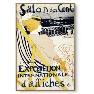 Quadro Decorativo Reprodução Pintores - Lautrec - Salon Des Cent
