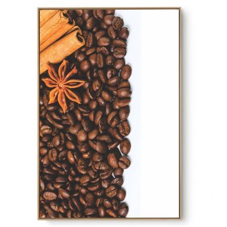 Quadro Decorativo Café e Canela