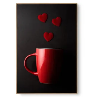 Quadro Decorativo Café Love