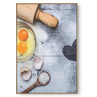 Quadro Decorativo Coração Gourmet