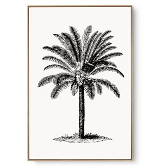 Quadro Decorativo Coqueiro Estilo