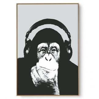 Quadro Decorativo Música Monkey Song II