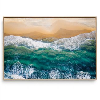 Quadro Decorativo Ondas Na Areia I