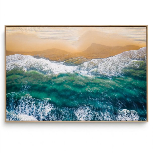 Quadro Decorativo Ondas Na Areia I