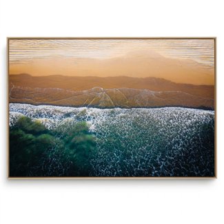 Quadro Decorativo Ondas Na Areia II