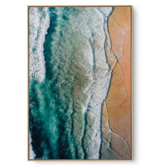 Quadro Decorativo Ondas Na Areia III