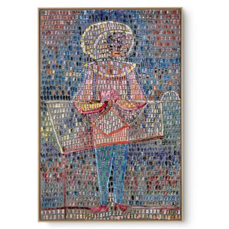 Quadro Decorativo Reprodução Pintores Paul Klee - Boy In Fancy Dress