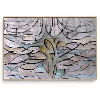 Quadro Decorativo Reprodução Pintores - Piet Mondrian - Macieira Florida 1912