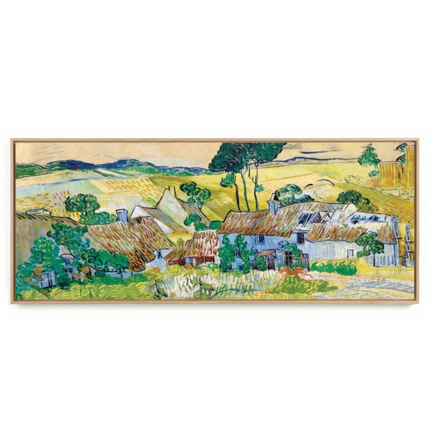 Quadro Decorativo Reprodução Pintores Fazendas De Vincent Van Gogh