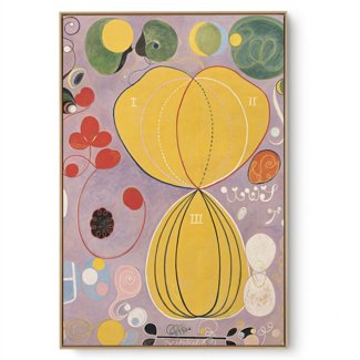 Quadro Decorativo Reprodução Hilma af Klint As 10 Maiores - Idade Adulta No 7