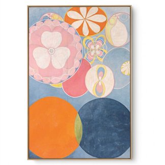 Quadro Decorativo Reprodução Hilma af Klint As 10 Maiores Infância No 2