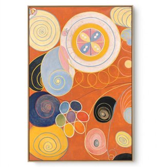 Quadro Decorativo Reprodução Hilma af Klint As 10 Maiores - Juventude No 3