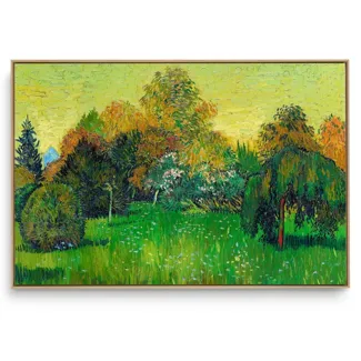 Quadro Decorativo Reprodução Pintores - Van Gogh - O Jardim do Poeta 1888