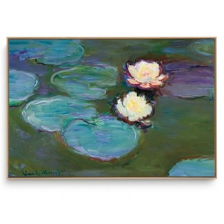 Quadro Decorativo Reprodução Pintores Claude Monet - Nympheas