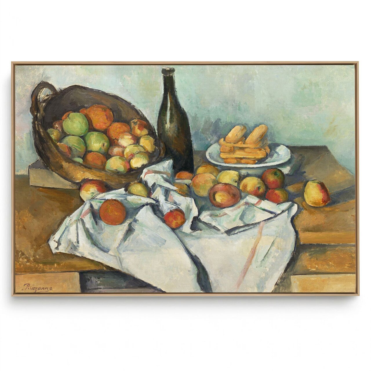 Quadro Decorativo Reprodução Pintores - Paul Cézanne - Frutas