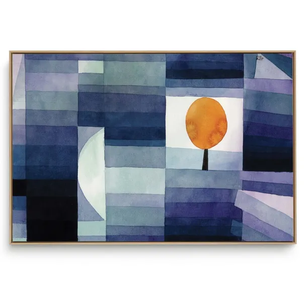 Quadro Decorativo Reprodução Pintores Paul Klee - Habinger Of Autumn