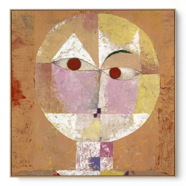 Quadro Decorativo Reprodução Pintores Paul Klee - Senecio