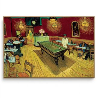 Quadro Decorativo Reprodução Pintores - Van Gogh Le Café De Nuit