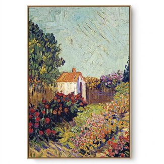Quadro Decorativo Reprodução Pintores - Van Gogh Paisagem 1928
