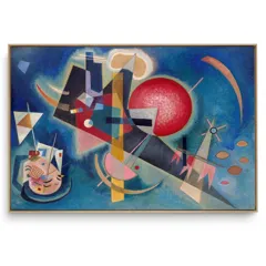 Quadro Decorativo Reprodução Pintores - Kandinsky Em Azul
