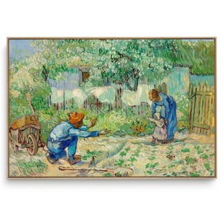 Quadro Decorativo Reprodução Pintores - Van Gogh - Primeiros Passos 1890