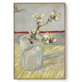Quadro Decorativo Reprodução Pintores - Vincent Van Gogh - Sprig Of Flowering Almond In A Glass