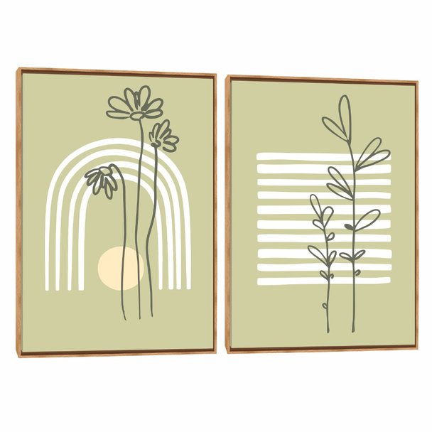Quadro Decorativo Composição Duplo Deli 2
