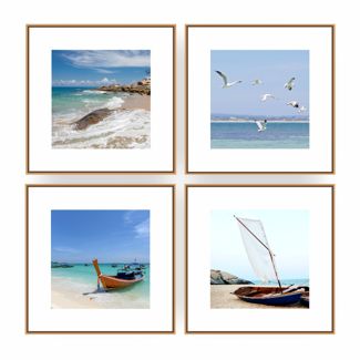 Quadro Decorativo Composição Serie Marinha II
