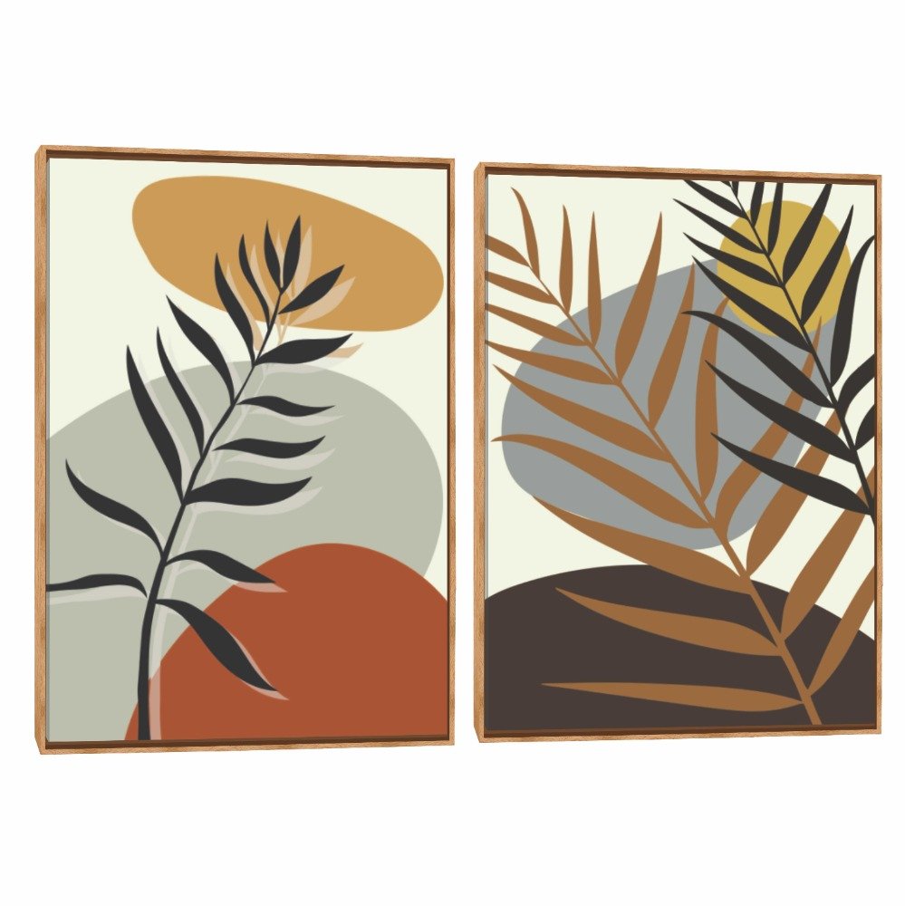 Quadros  Decorativo Composição Duplo ABS FL