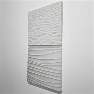 Quadro Outlet - Duplo Areia 40x40cm Borda Infinita 30% Off