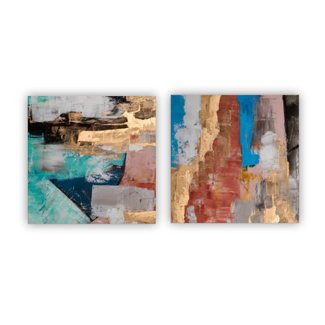 Quadro Outlet - Duplo Intenso 50x50 Borda Infinita - 30% Off