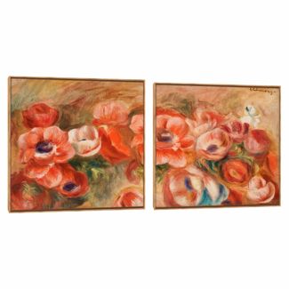 Quadro Decorativo Composição Renoir Anemones