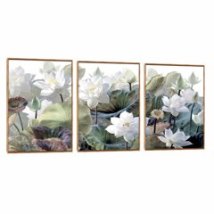 Quadro Decorativo Composição Flor Branca