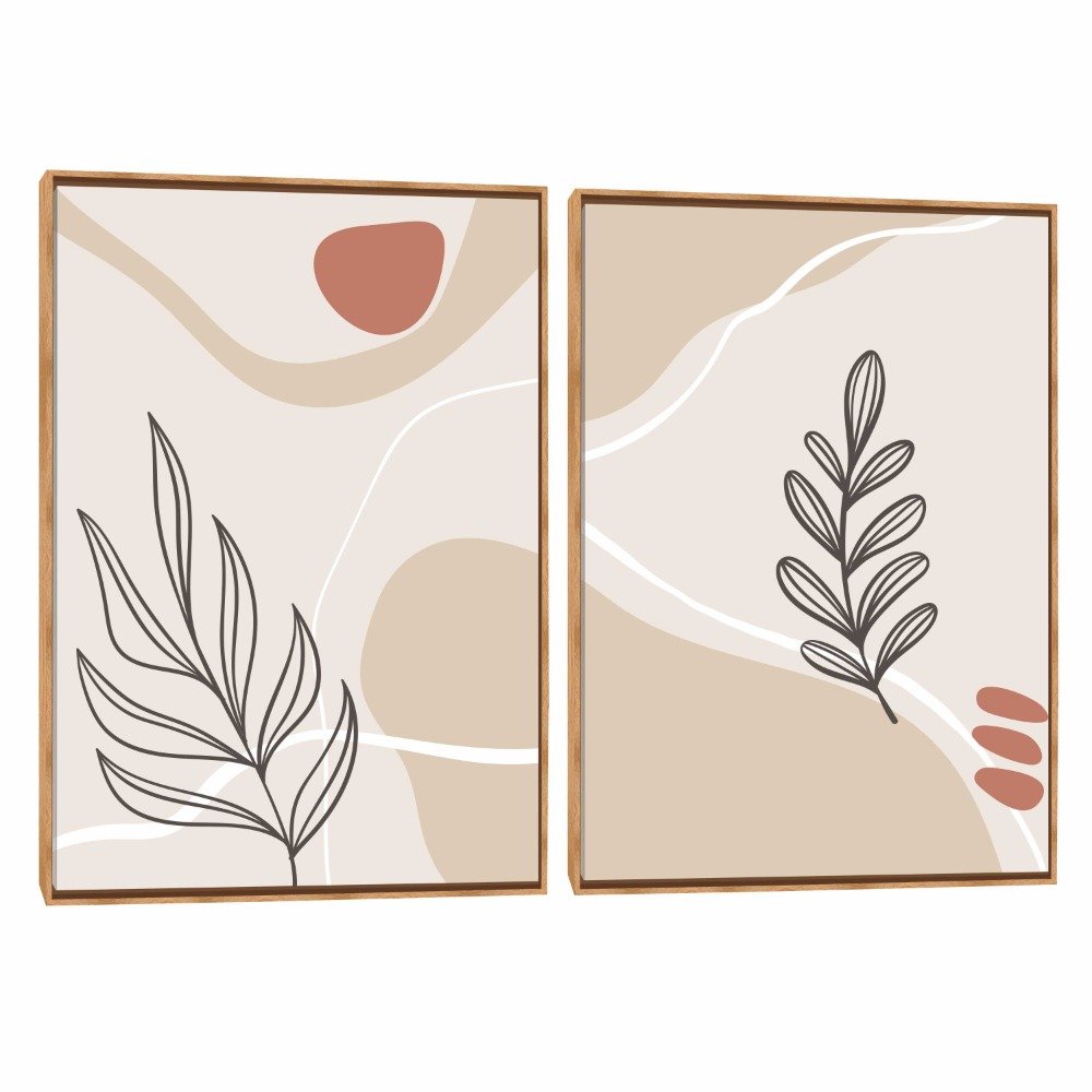 Quadro Decorativo Composição Duplo Minimalista IV