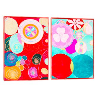 Quadro Decorativo Composição Duplo Hilma AF Klint