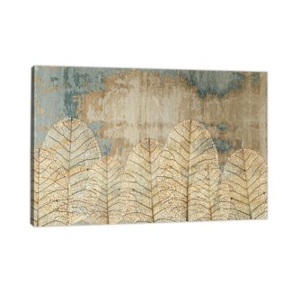 Quadro Outlet - Folha Print 90x60cm Borda Infinita - 30% Off