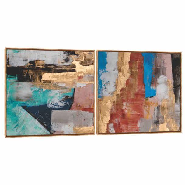 Quadro Decorativo Composição Duplo Intenso